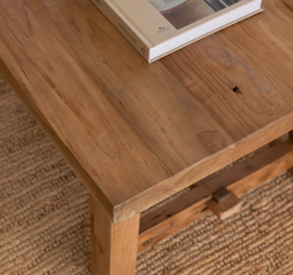 Parq Rectangle Coffee Table - Natural - Image 4