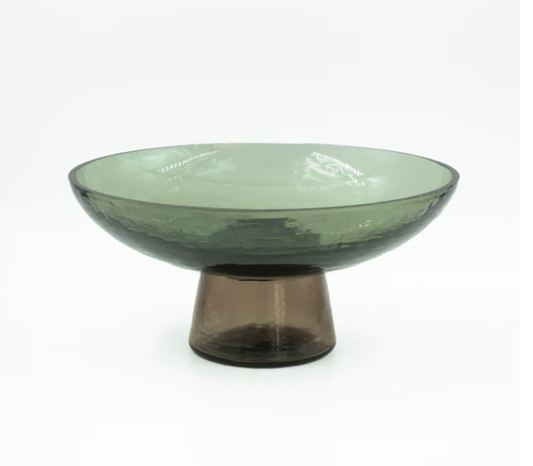 Pedestal Bowl - Fern/Bronze - Image 2