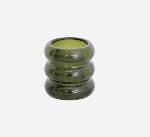 Verde Glass Candle Holder