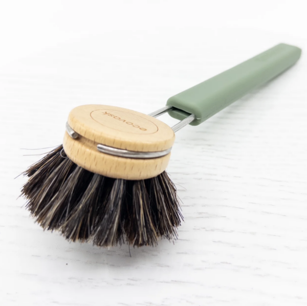 Ecovask Dish Brush - Sage Horse Hair