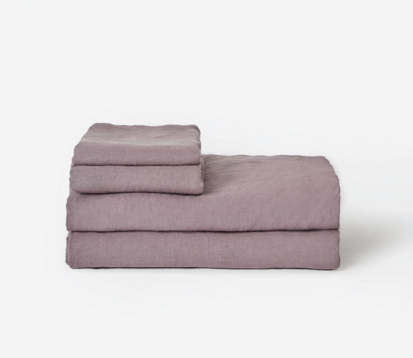 Lupin Linen Flat Sheet