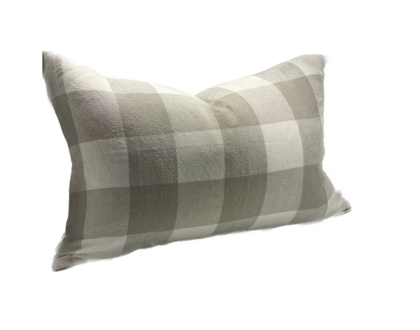 LINEN CUSHION COVER - MILK 60 x 40cm
