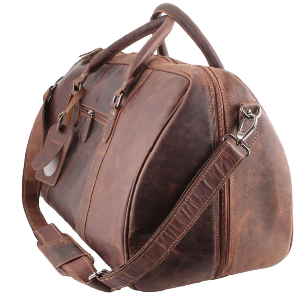 Leather Overnight Bag - Wilson - Sandal - Image 2