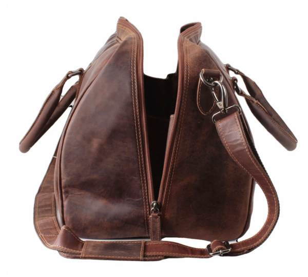 Leather Overnight Bag - Wilson - Sandal - Image 4