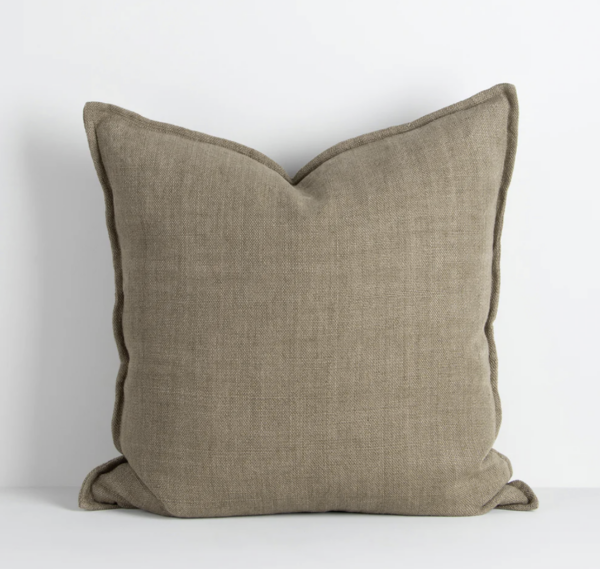 Flaxmill Cushion Feather Filled Kelp