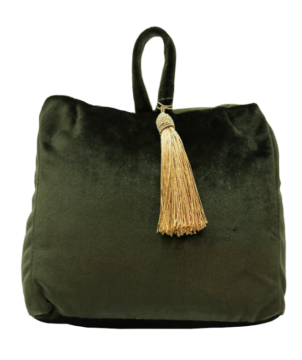 Velvet Doorstop - Champagne - Image 2