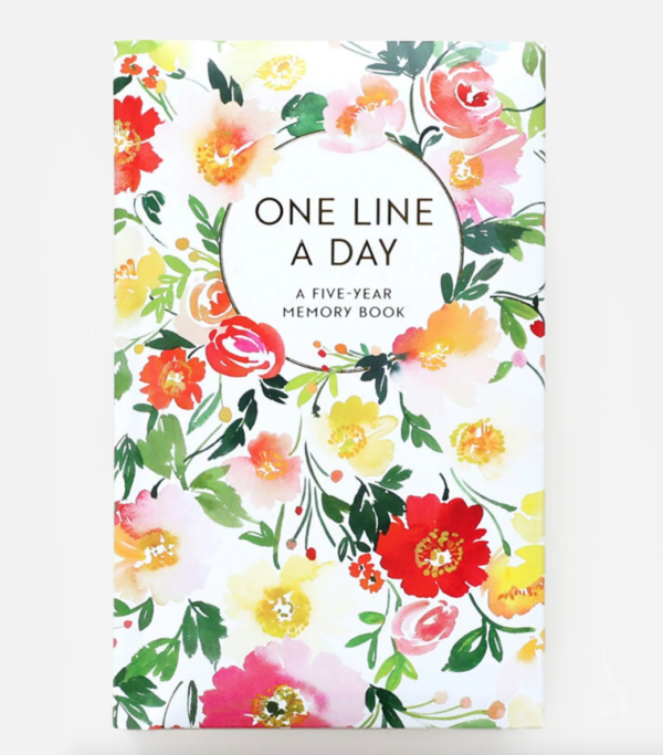 Floral One Line a Day : A Five-year Memory Book