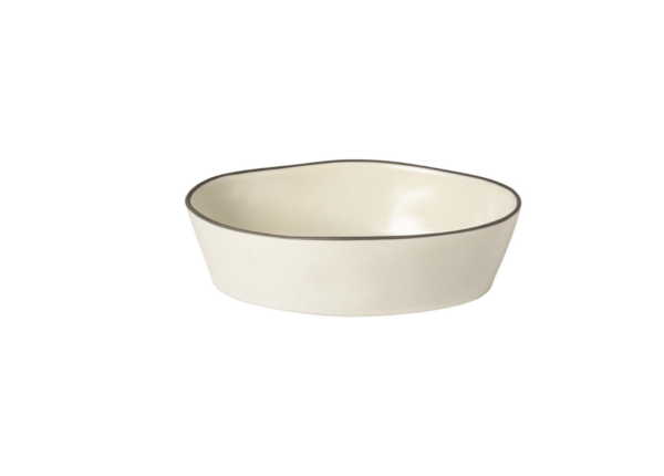Stacked Organic Oval Baker - Salt Large