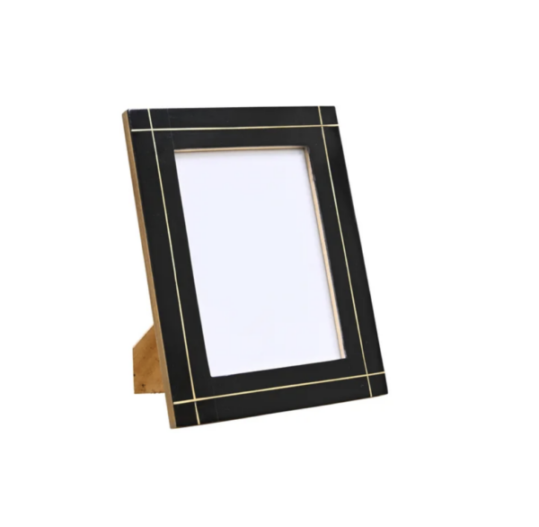 Alder Frame  5" x 7" Black and Gold - Image 2
