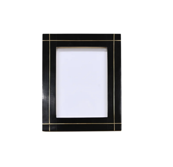Alder Frame  5" x 7" Black and Gold