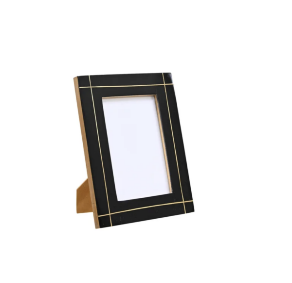Alder Frame  4" x 6" Black and Gold - Image 2