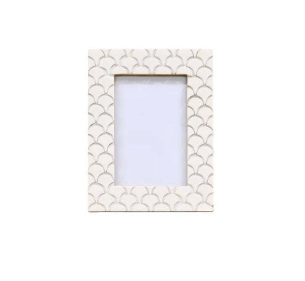 Cascade Photo Frame 4"x6" - Cream