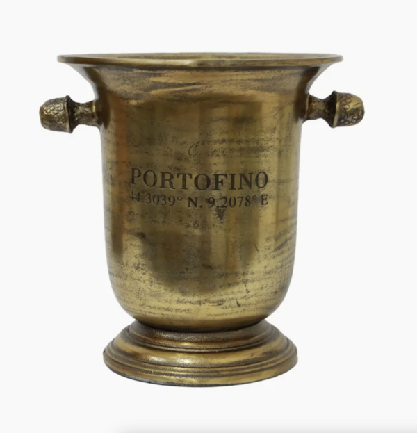 Portofino Gold Champagne Bucket Tall