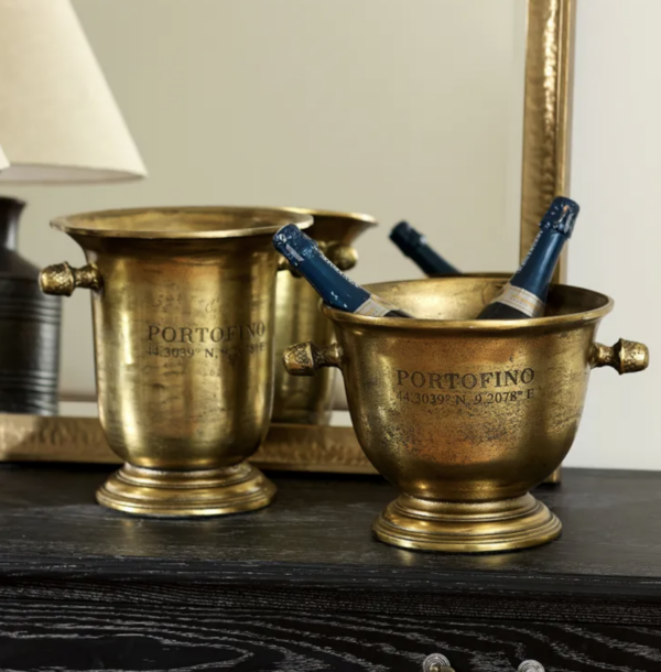 Portofino Gold Champagne Bucket Tall - Image 2