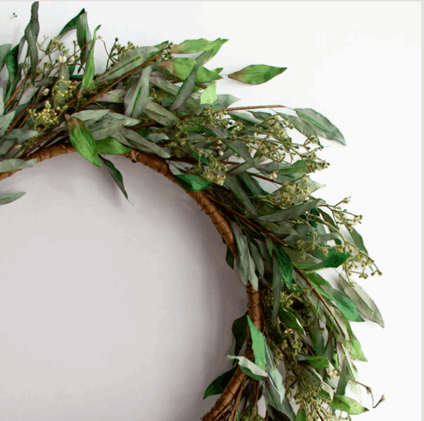 Dried-Look Olive Wreath - Image 3