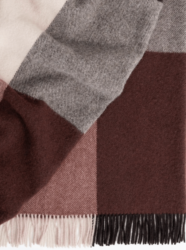 Brookside Throw - Beetroot 140cm x 240cm