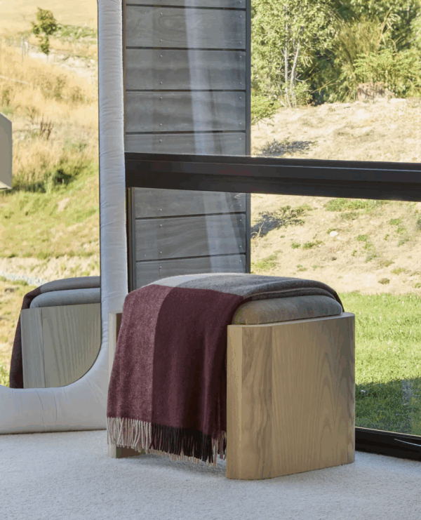 Brookside Throw - Beetroot 140cm x 240cm - Image 3
