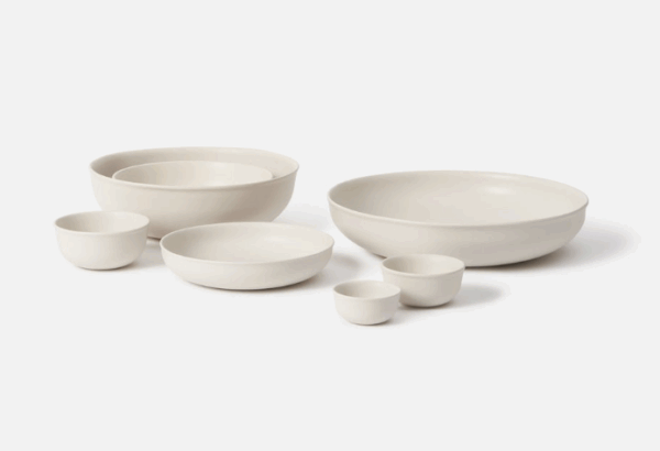 Halo Serving Bowl - High Large Oat - Image 3