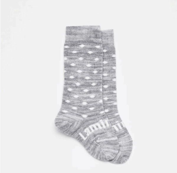 Merino Wool Knee High Socks | BABY | Snowflake
