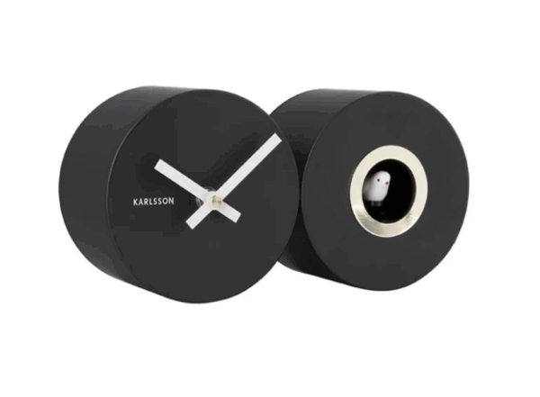 Duo Cuckoo Clock - Matte Black