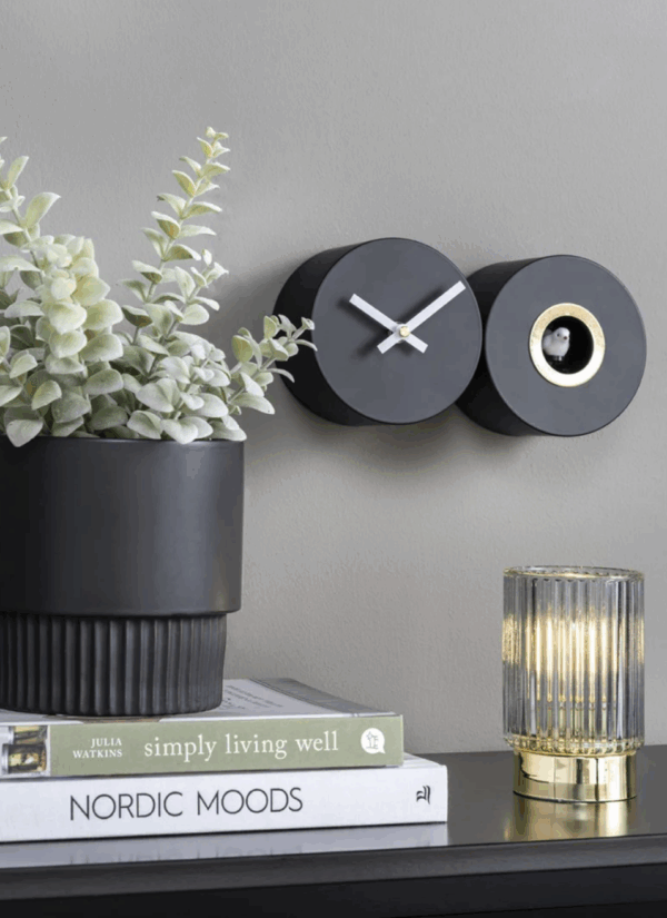 Duo Cuckoo Clock - Matte Black - Image 2