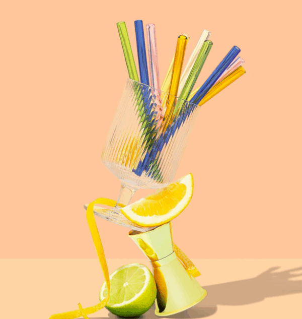 Glass Cocktail Straws Colours - Image 2