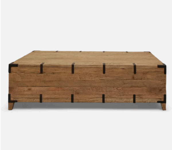 Baldwin Reclaimed Oak Trunk Coffee Table - Image 2