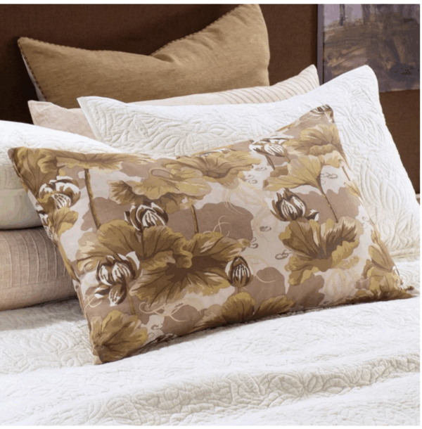 Waterlily Clay Pillowcase Pair