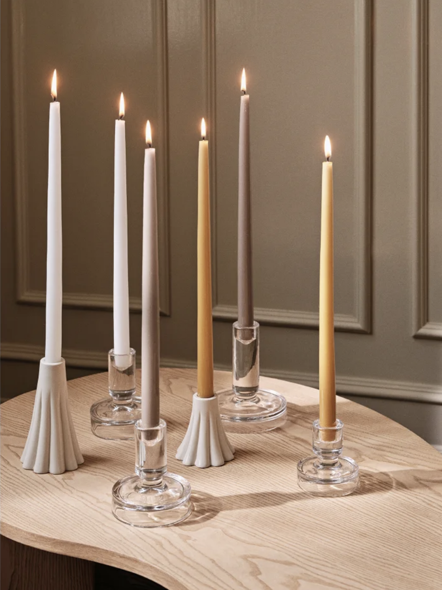 BROSTE Candleholder Heli Large - Cream - Image 3