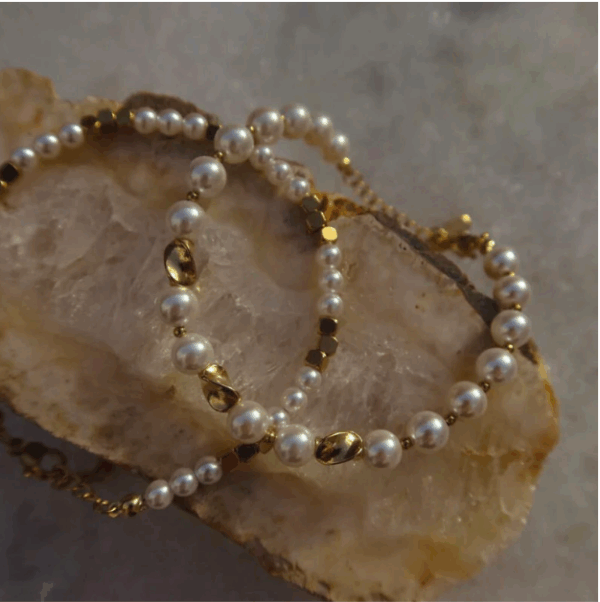 Bracelet | Pearl + Swirl Bead - Image 2