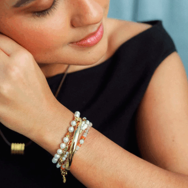Bracelet | Pearl + Tiny Bead - Image 3