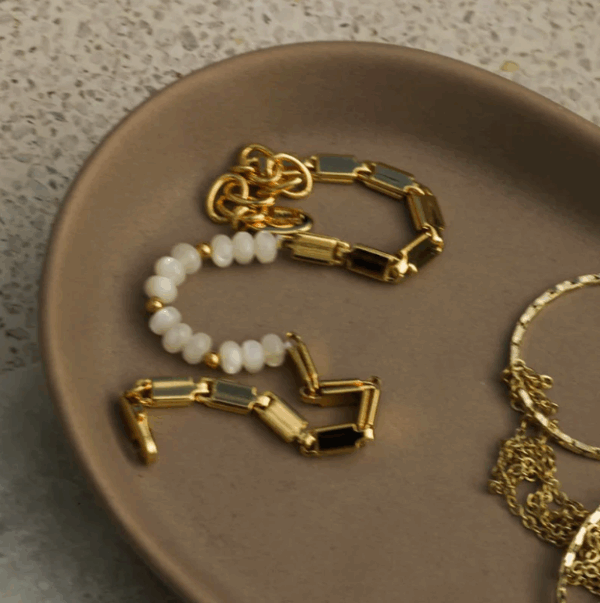 Bracelet | Pearl + Chain - Image 3