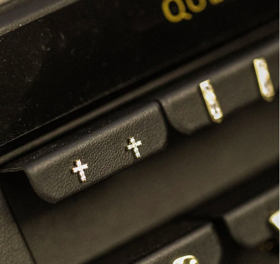 Earrings | Tiny Cross Stud - Image 2