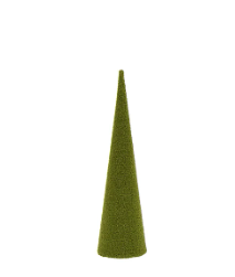 Standing Boucle Cone Large - Light Green