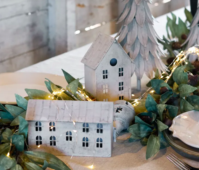 Tealight House Zinc Long - Image 2