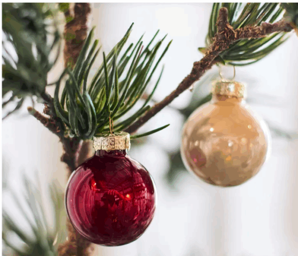 Christmas Ball Mixed Colours Mini (15PC) - Image 2