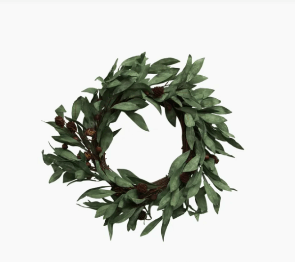 Eucalyptus & Brown Berry Wood Wreath Small