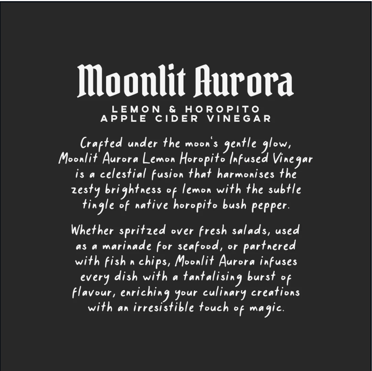 Moonlit Aurora - Lemon & Horopito ACV Salad Spritz - Image 2