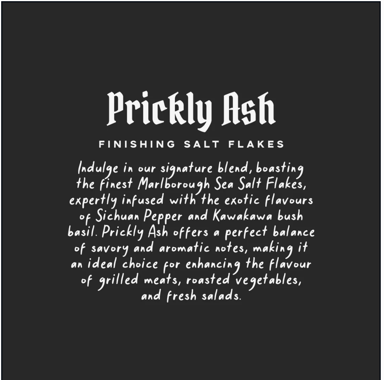 Prickly Ash - Sichuan and Kawakawa Finishing Salt Flakes - Image 2