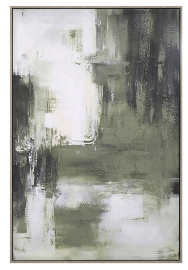 Green-toned Abstract Artwork
