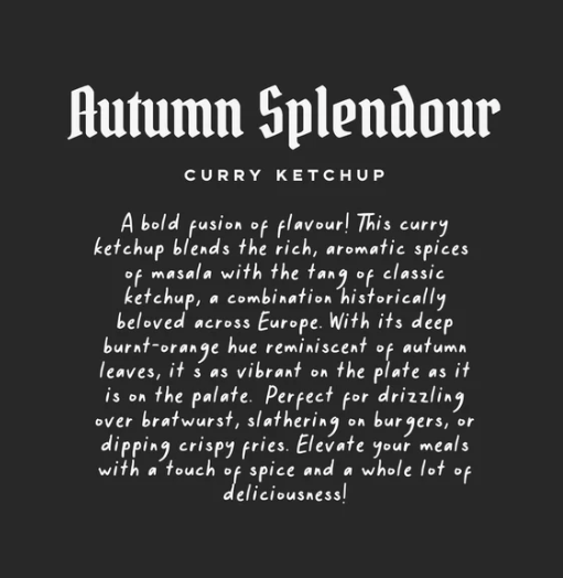 Autumn Splendor - Curry Ketchup - Image 2