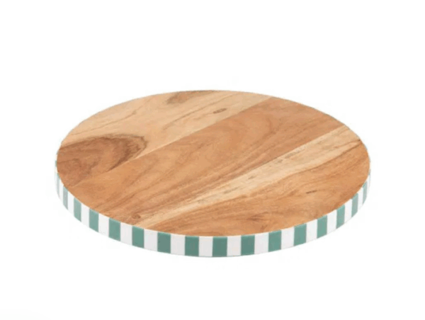 Panama Stripe Lazy Susan