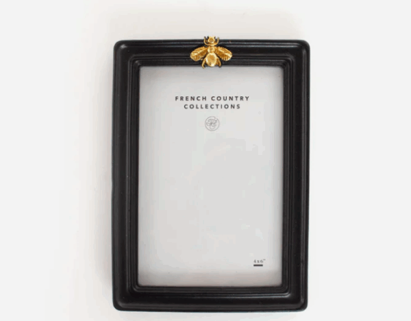 Bee Black Photo Frame 5x7