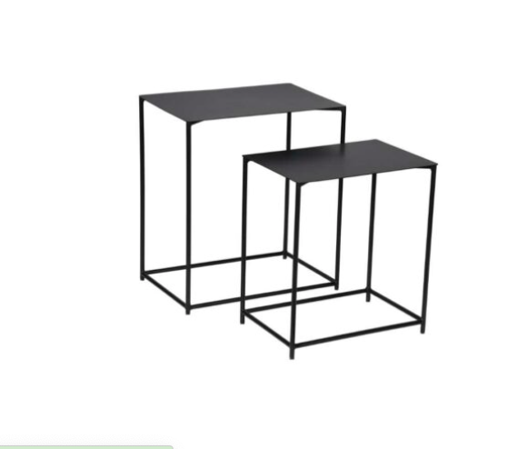Black Iron Nesting Tables
