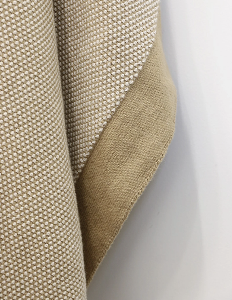 Clyde Caramel & Ivory Throw Boucle Weave - Image 3