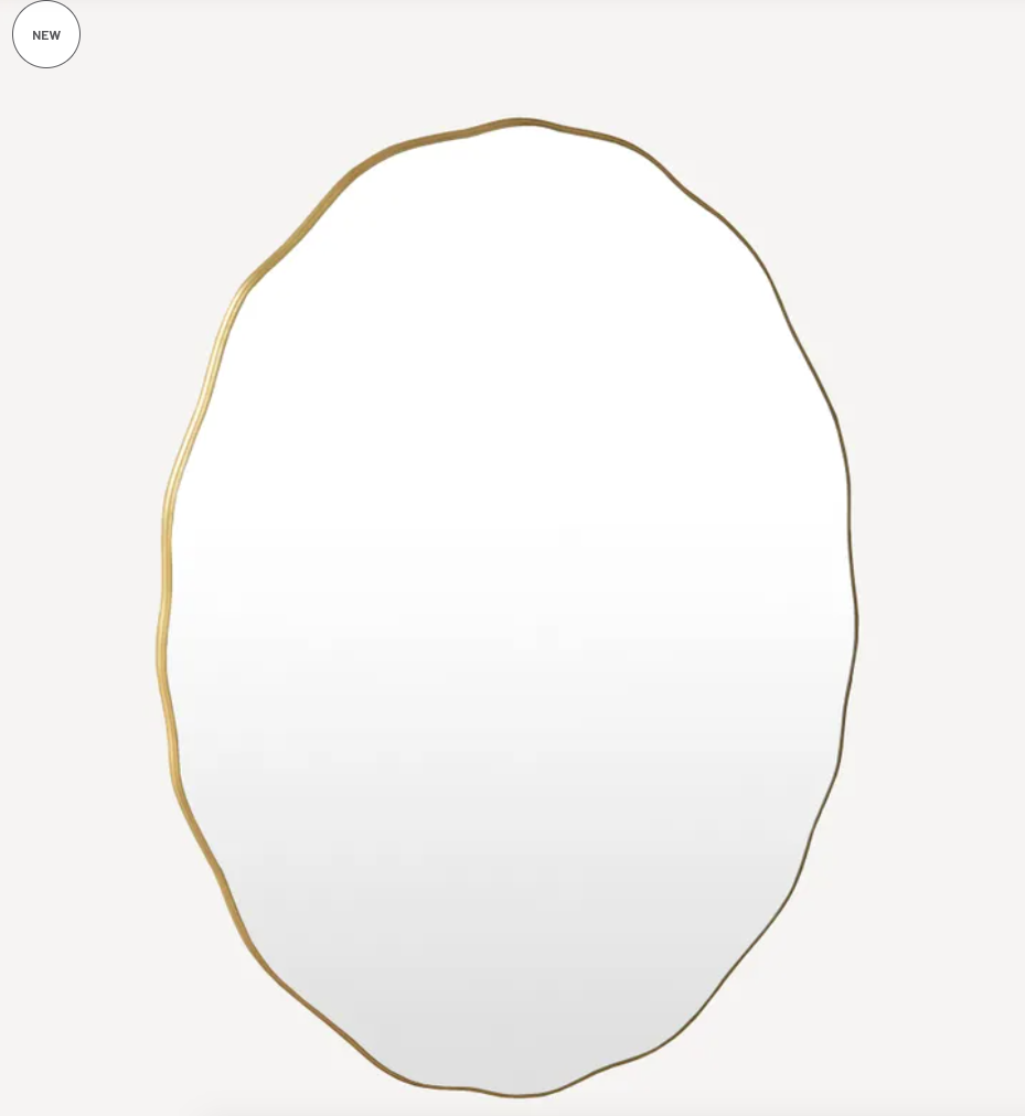 Wave Oval Mirror Large - Image 2