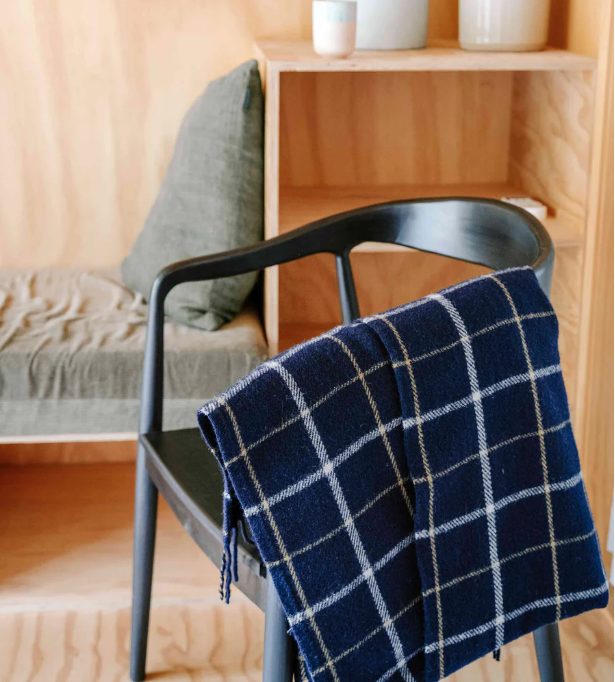 Ruanui Station Takarangi Tartan Wool Throw - Image 3