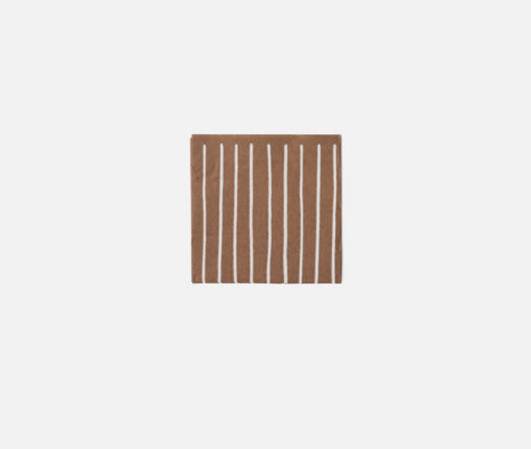 Stripe Cocktail Napkin Pack/20 - Image 5
