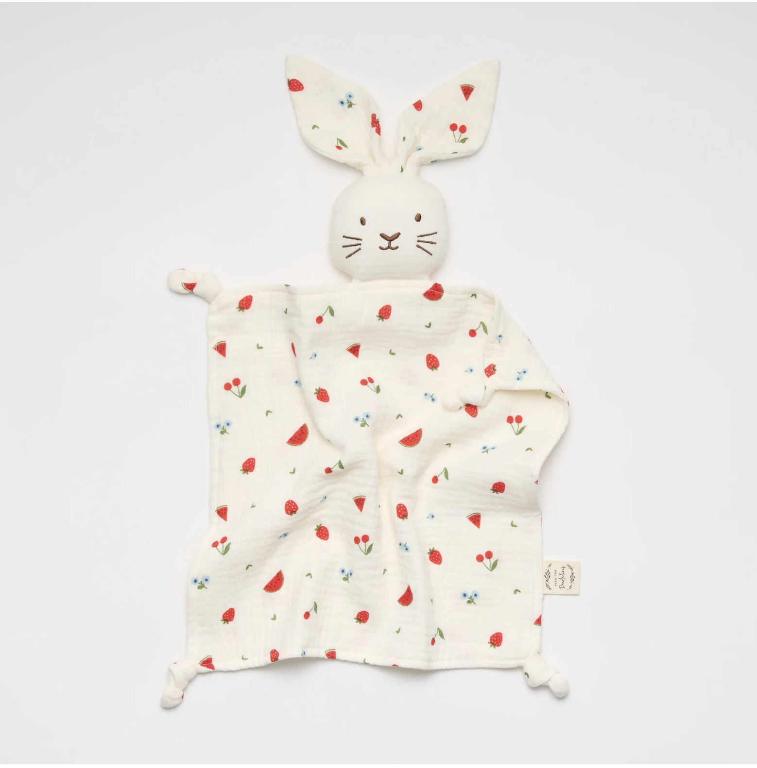 Organic Muslin Bunny Lovey - Sweet Pickings