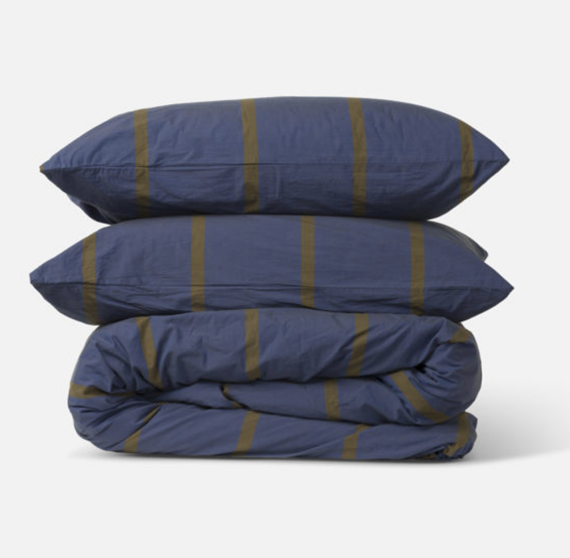 Duo Duvet Cover - Ivy/Aegean Super King